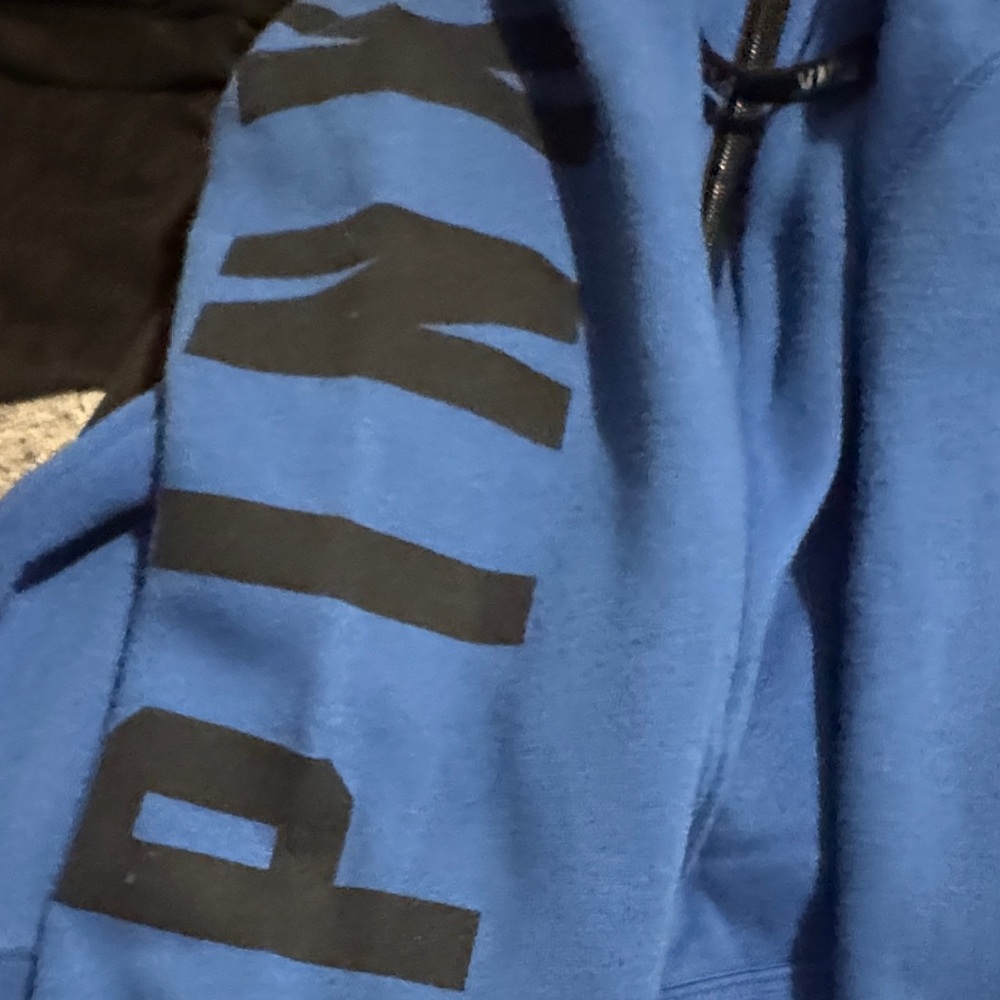 PINK Victoria's Secret Blue Hoodie - Picture 9 of 10